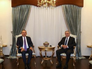 Çavuşoğlu, Mustafa Akıncı İle Görüştü