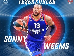Anadolu Efes, Sonny Weems’e Veda Etti