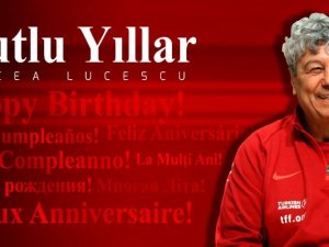 Tff’den Lucescu’ya Kutlama