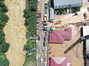 Rize’de Şiddetli Yağıştan En Fazla Etkilenen Muradiye Beldesi Havadan İşte Böyle Görüntülendi