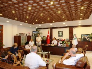 Resim Çalıştayı Ekibinden Başkan Türkmen’e Ziyaret