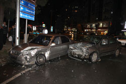 Samsun'da trafik kazası, 5 yaralı