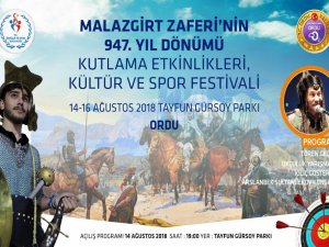 Ordu’da Malazgirt Zaferi Dolu Dolu Yaşanacak