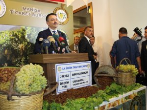 Bakan Pakdemirli Üzüm Rekoltesini Açıkladı