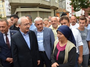 Kılıçdaroğlu Fatsa’da Sel Bölgesinde