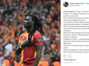 Gomis’ten Galatasaray’a Veda Mesajı