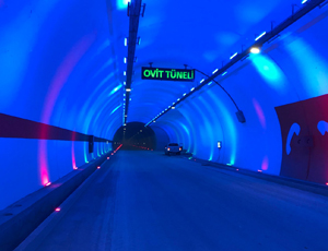 Türkiye'nin Tamamlanmış En Uzun Tüneli Ovit Tüneli'nde Bayram Yoğunluğu