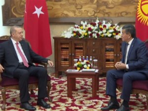Erdoğan, Kırgız Mevkidaşıyla Görüştü
