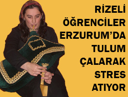 Rizeli Öğrenciler Tulumla Stres Atıyor