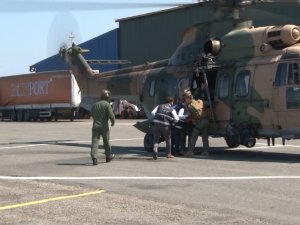 Kaçkarlar’a Tırmanırken Yuvarlanan Kayanın Çarpması Sonucu Yaralanan Doktor Askeri Helikopterle Kurtarıldı