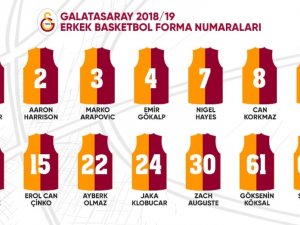 Galatasaray’da Forma Numaraları Belli Oldu