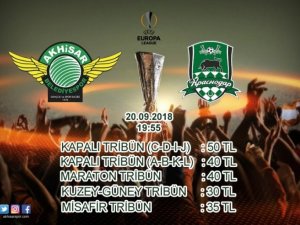 Akhisarspor, Uefa Maçı Bilet Fiyatlarını Açıkladı