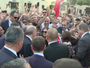 Erdoğan’a Azerbaycan’da Sevgi Seli
