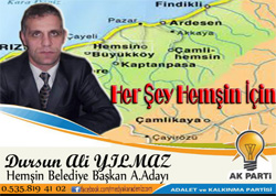 Yılmaz: Hemşin İhya Olacak