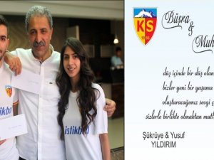 Kayserispor Sevgileri Düğün Davetiyesine De Yansıdı
