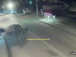 Gümüşhane’deki Kazalar Mobese Kameralarına Yansıdı