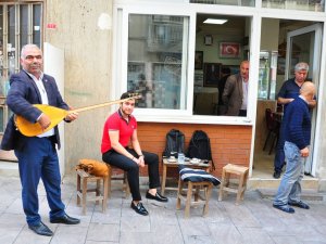 ’Aşık’ Muhtar Adayı Bağlamasıyla Destek Arayışı Turunda