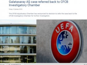 Uefa, Galatasaray’ı Yeniden İnceleyecek