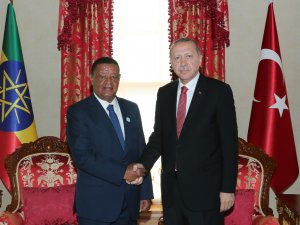 Erdoğan Etiyopyalı Mevkidaşıyla Bir Araya Geldi