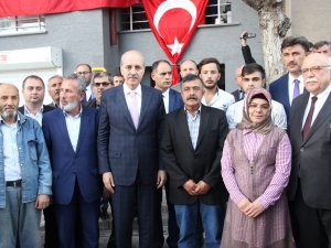 Numan Kurtulmuş’tan Şehit Evi Ziyareti