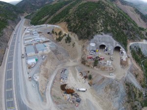 Zigana Tüneli’nde Çalışmalar Sürüyor