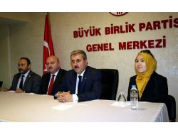Bbp Genel Başkanı Mustafa Destici: