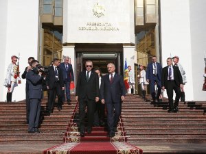 Erdoğan Moldova Cumhurbaşkanlığı Binasının Açılış Törenine Katıldı