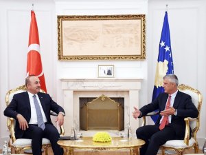 Çavuşoğlu Kosova Cumhurbaşkanı İle Görüştü