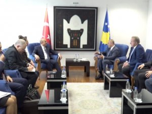 Çavuşoğlu, Kosova Başbakanı Haradinaj İle Görüştü