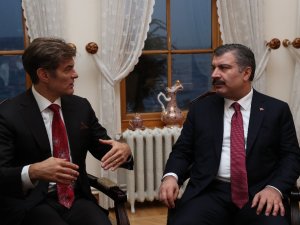 Sağlık Bakanı Koca Mehmet Öz’le Bir Araya Geldi
