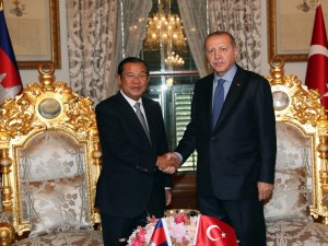 Erdoğan Kamboçya Başbakanını Kabul Etti