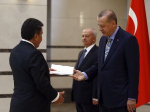 Peru Büyükelçisi Güven Mektubunu Sundu