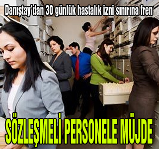 Sözleşmeli personele iyi haber
