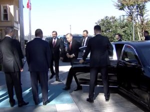 Erdoğan Zirvenin Yapılacağı Köşke Geldi