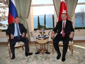 Erdoğan, Putin İle Bir Araya Geldi