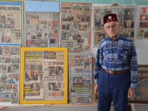 Tam 41 Yıldır Gazete Kupürü Topluyor