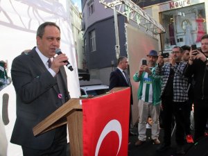 Başkan Aksu, Miting Düzenledi, 5 Yıl Daha Yetki İstedi