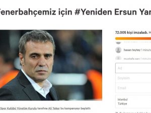 Ersun Yanal İçin 72 Bin İmza Toplandı