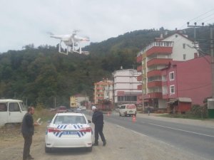 Giresun’da Havadan Denetimde 206 Sürücüye 33 Bin Lira Cezai İşlem Uygulandı