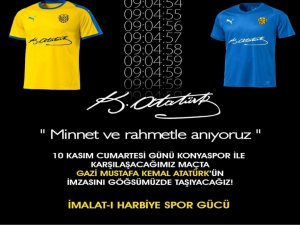 Ankaragücü Formasında ’Atatürk’ İmzası