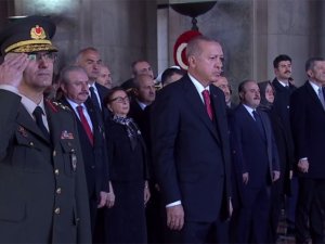 Cumhurbaşkanı Erdoğan Anıtkabir’de