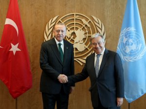 Erdoğan, Bm Genel Sekreteri Guterres İle Görüştü