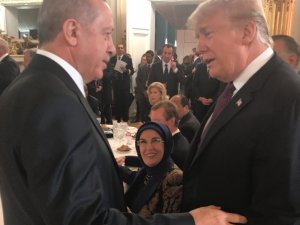 Erdoğan Trump’la Görüştü
