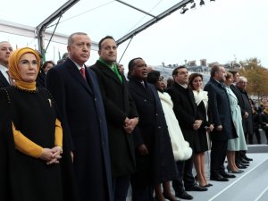 Cumhurbaşkanı Erdoğan Paris’teki Törenlere Katıldı