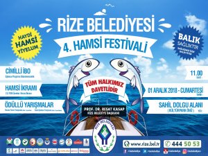 Rize’de Hamsi Festivali Düzenlenecek
