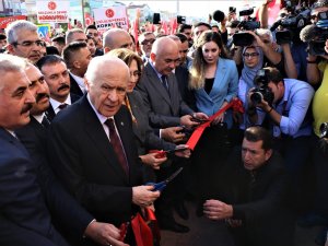 Bahçeli Antalya’da Partisinin İl Binasını Açtı