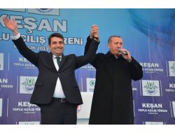 Başbakan Erdoğan Trakya Turunun Son Durağı Keşan'da