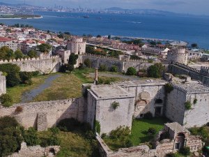 Yedikule Zindanlarının Son Durumu Havadan Görüntülendi