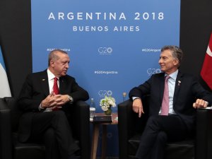 Cumhurbaşkanı Erdoğan, Arjantin Devlet Başkanı Macri İle Görüştü