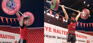 Rizeli Halterciler Demirci ve Bayav, Türkiye Şampiyonu Oldu